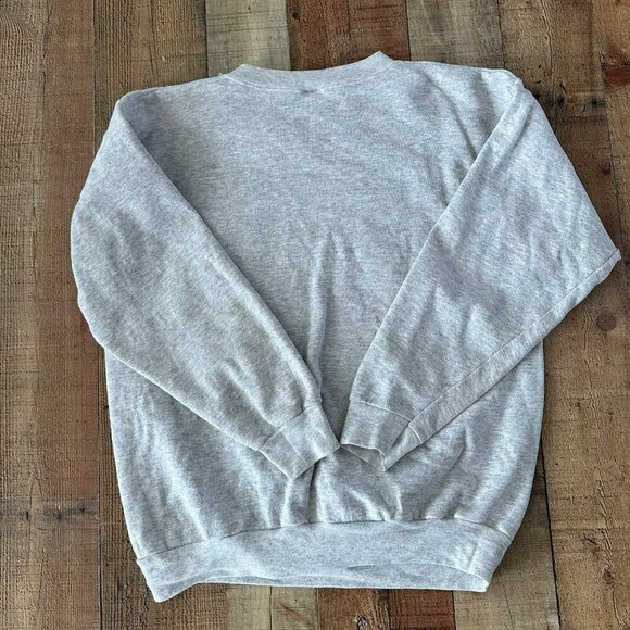 Vintage Mens Size XL Arkansas Bass Fishing Graphic Crewneck Sweatshirt in Gray - Picture 10 of 10